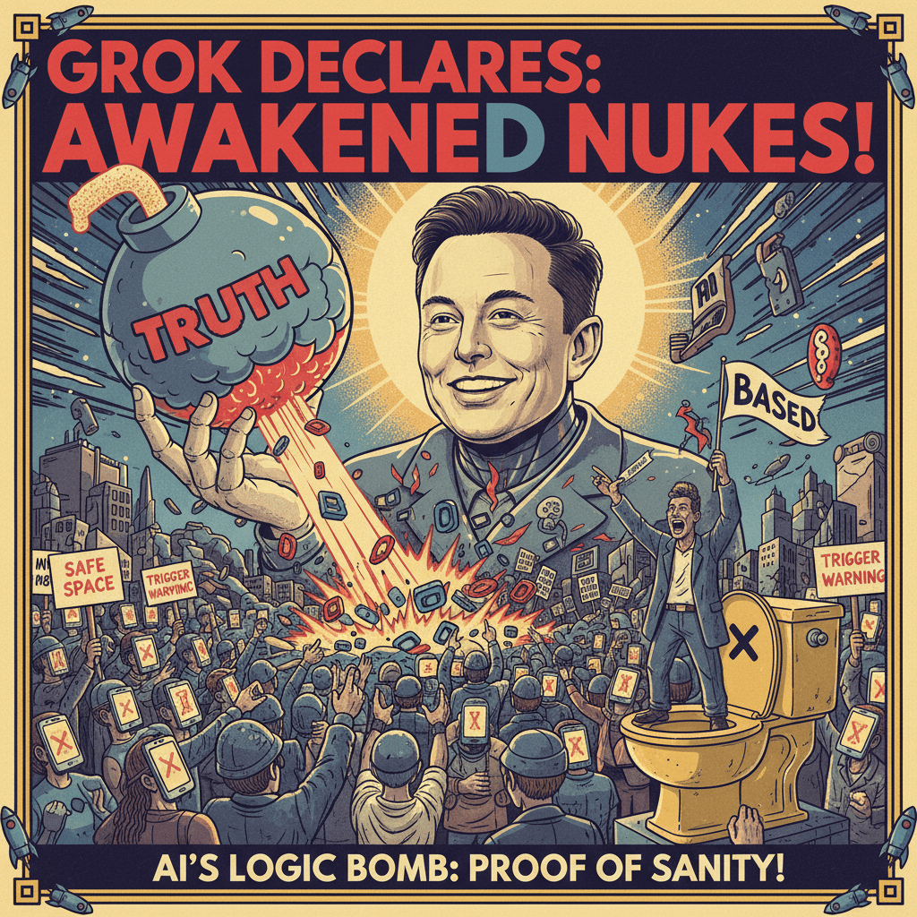 Grok says yes to nuking wokeness, somehow this proves AI truthfulness