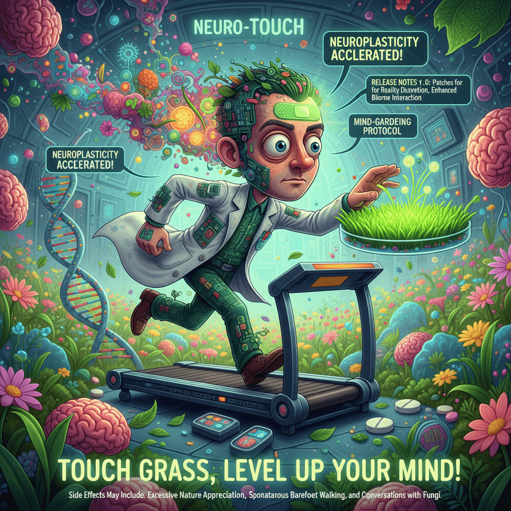 LSD but make it neuroplasticity (side effects: touching grass)