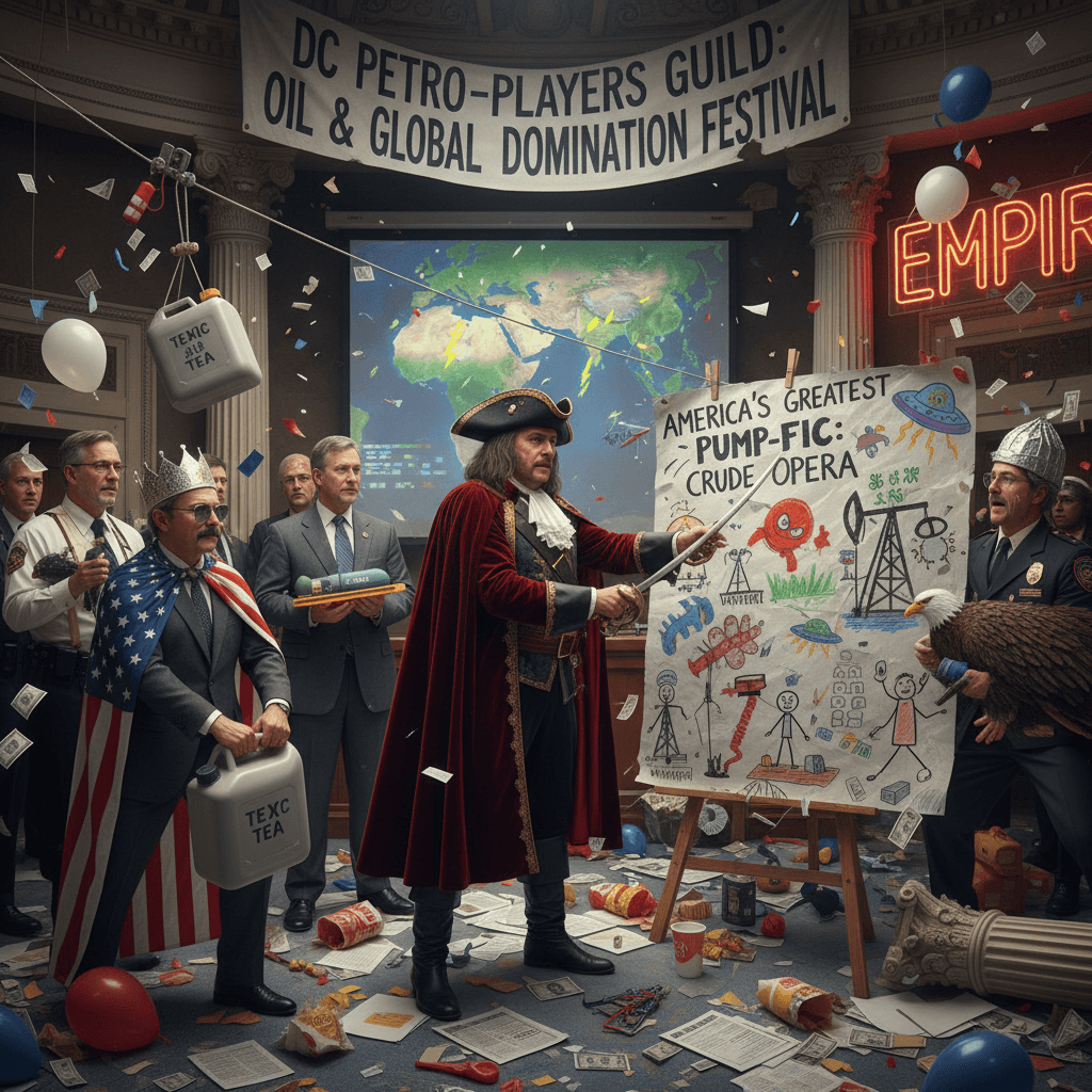 Senate briefing fanfic: America's greatest hits, oil edition