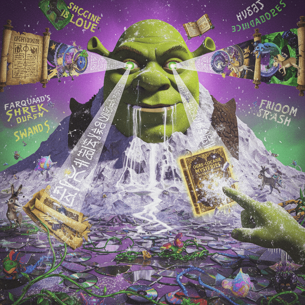 cocaine secrets meet ogre lore in this fever-dream word salad