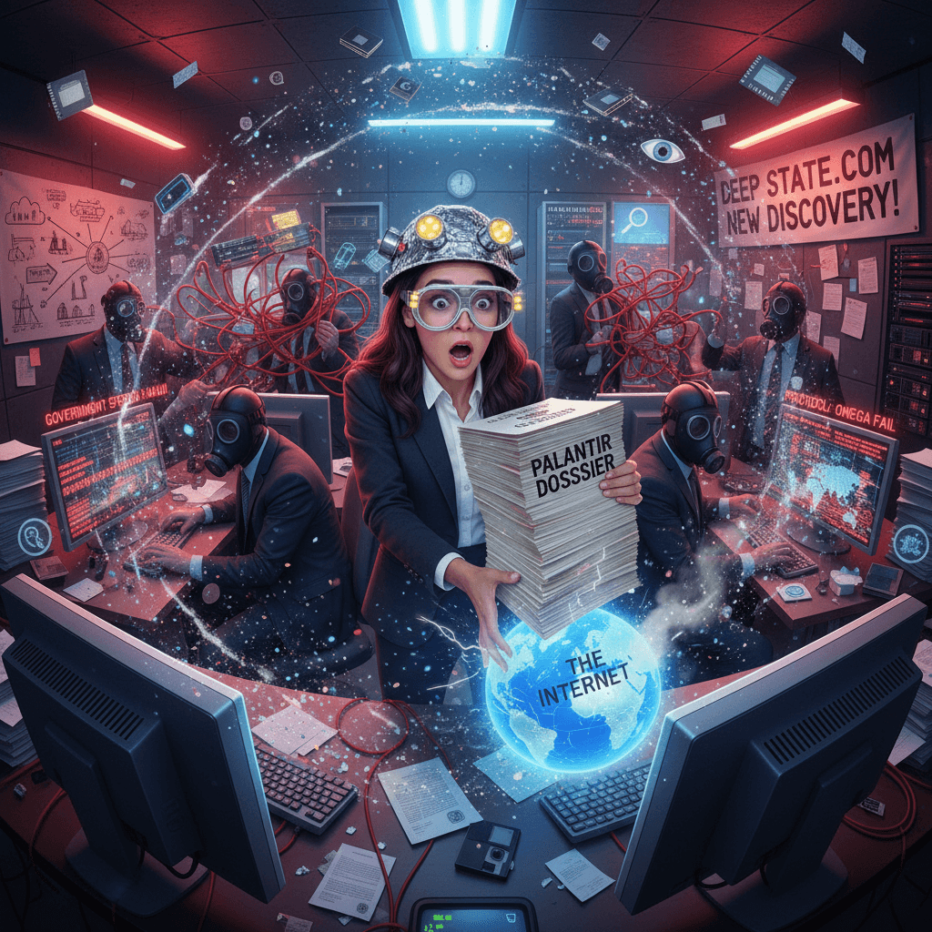 AOC drops Palantir dossier like she just discovered the internet exists