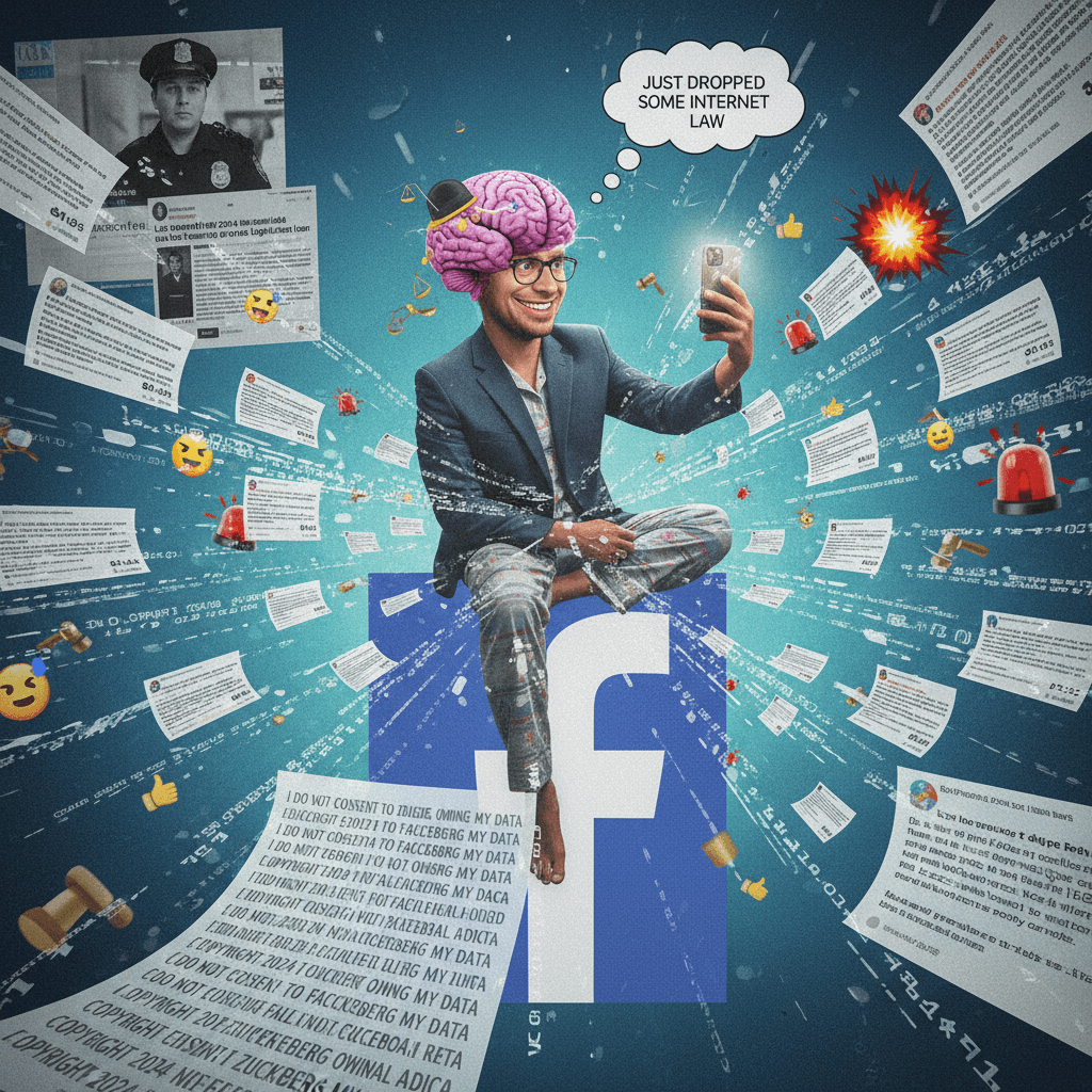 Facebook lawyer energy: spreading legal fiction one copypasta at a time