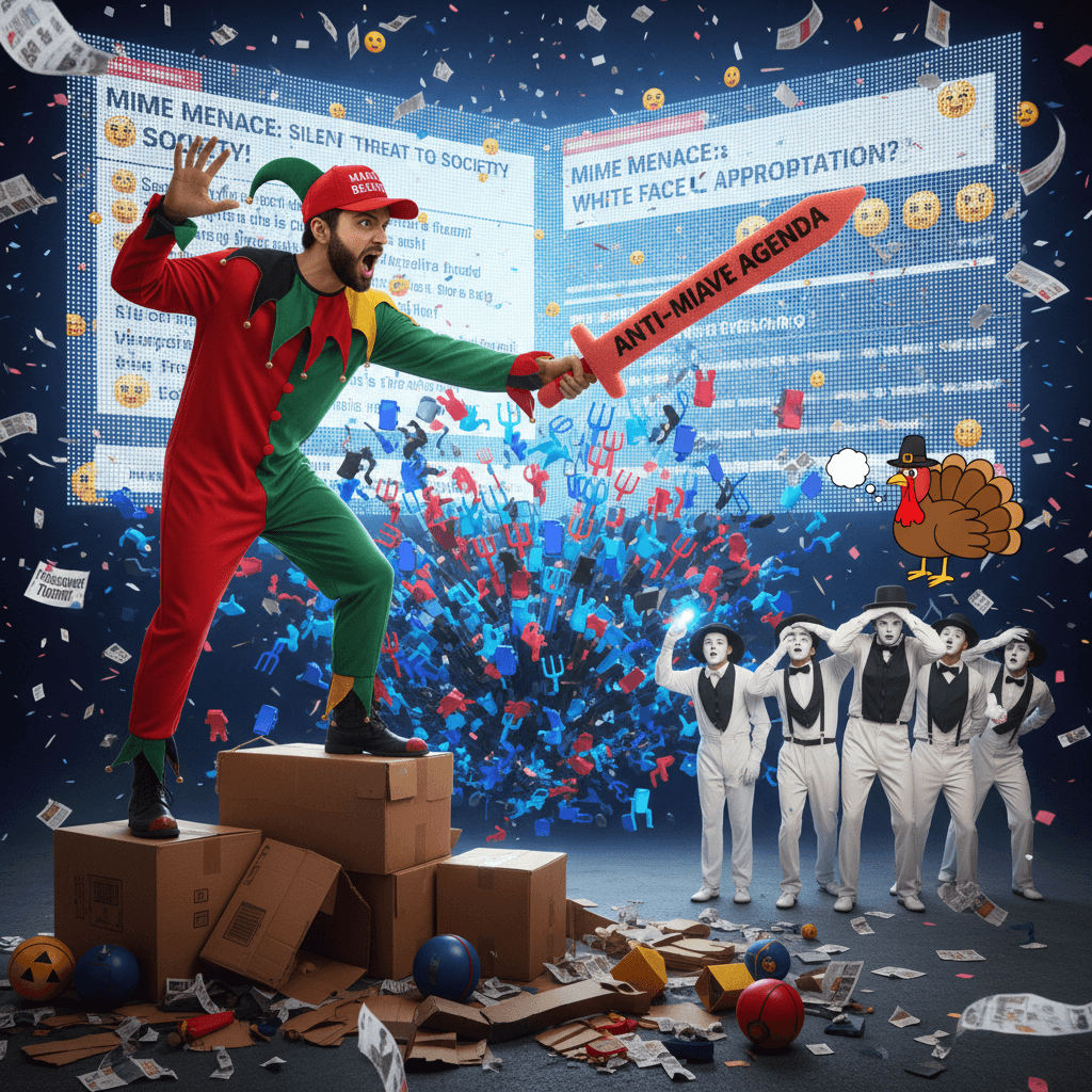 man discovers pantomime tradition, immediately declares culture war