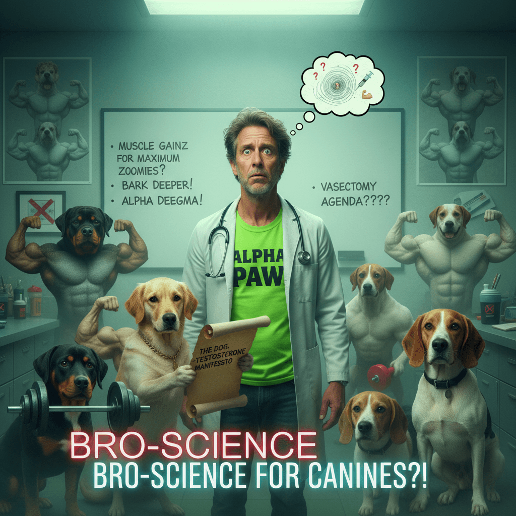 vet discovers testosterone optimization for dogs, becomes unwilling biohacker
