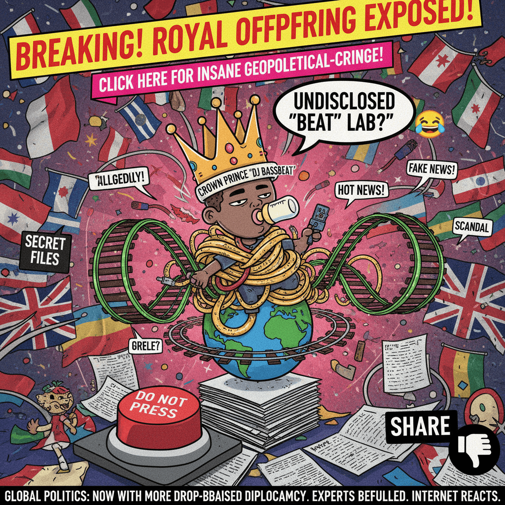 Breaking: World leader's offspring allegedly spinning tracks in undisclosed location