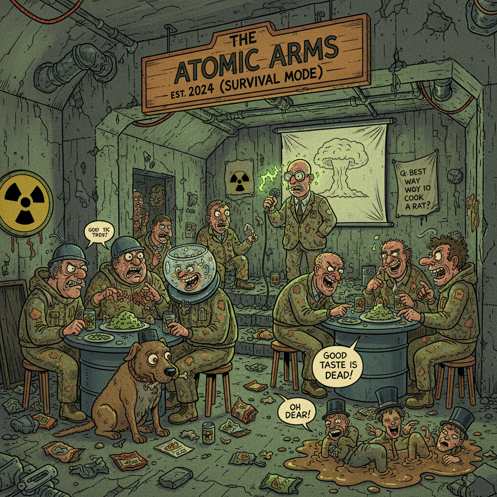 Nuclear bunker pub quiz: where good taste goes to die spectacularly