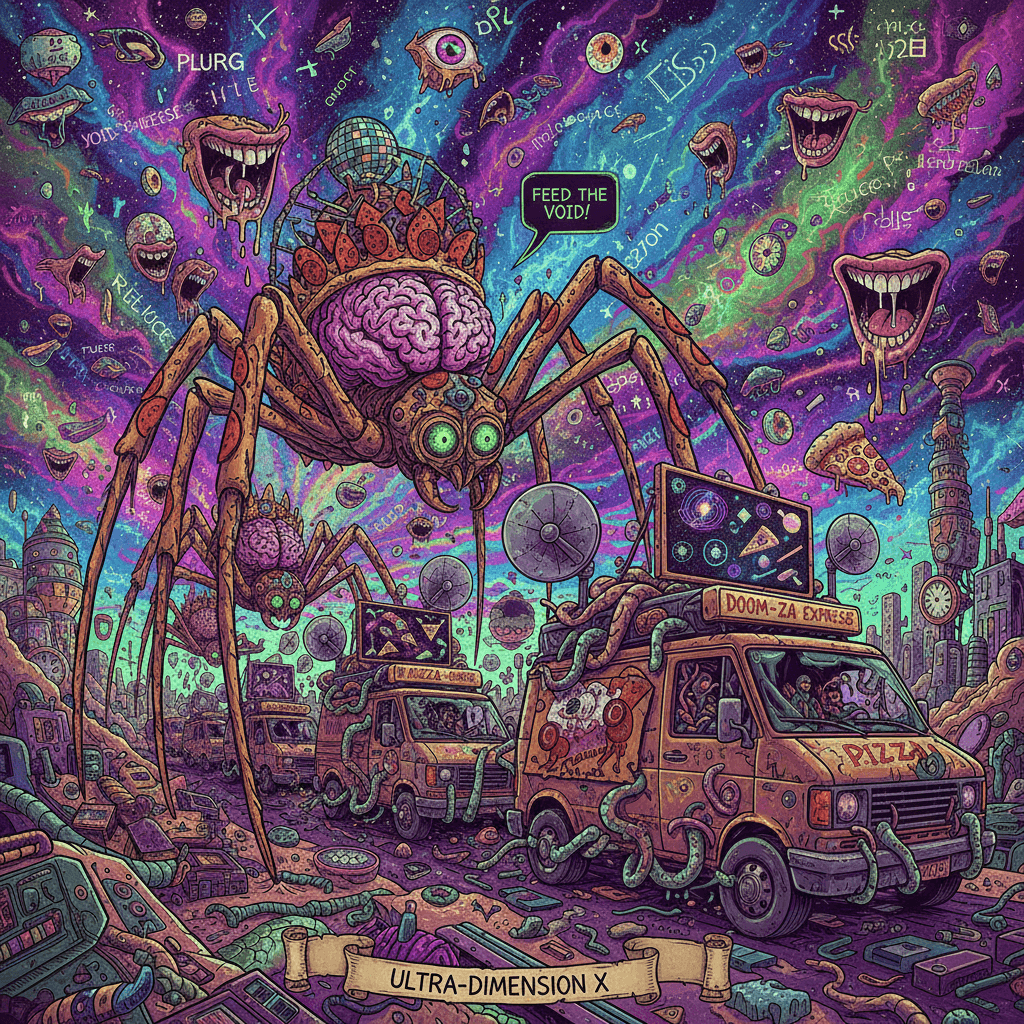 zombie spiders and prophecy pizza vans walk into fever dream