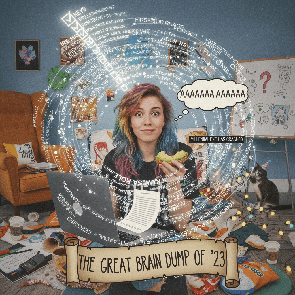 ADHD speedrun: just list every chaotic thing without punctuation lol