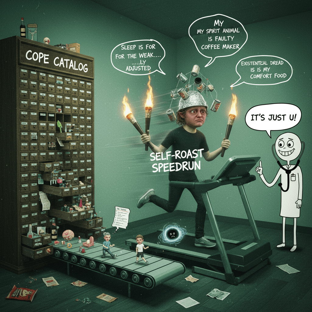 doctor says ur problems are just u being u, actually