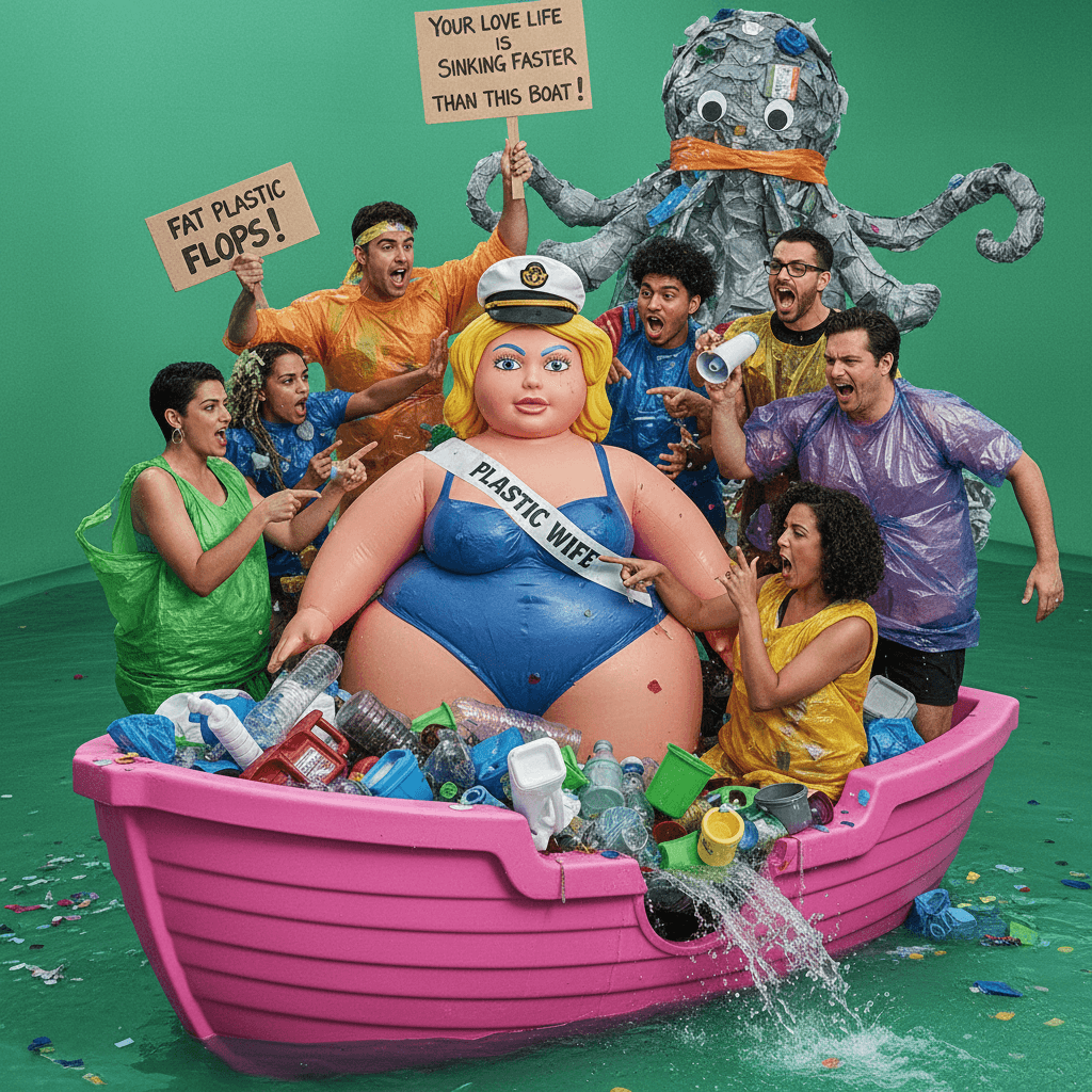 implying new wife is an inflatable with combustion issues