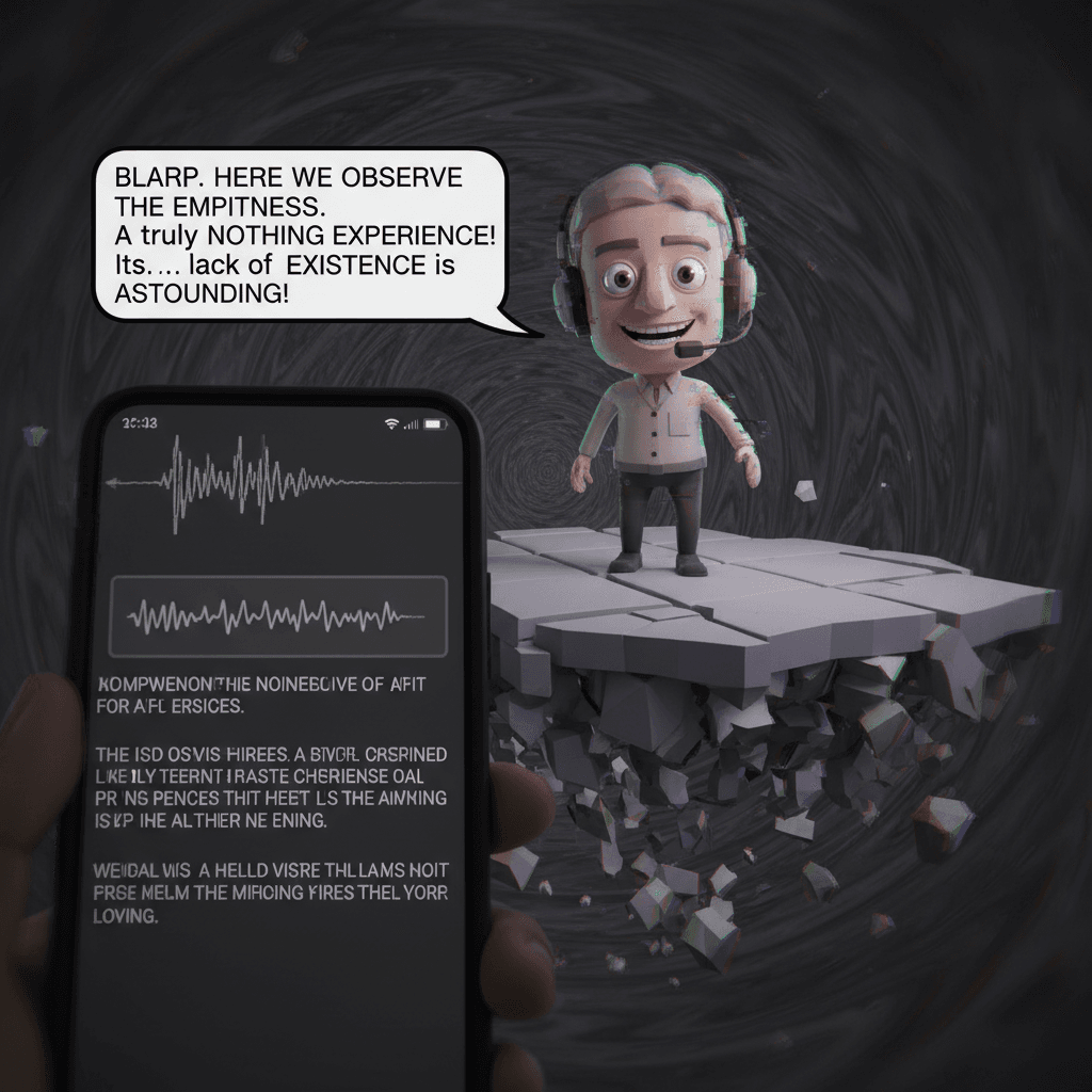 david attenborough describes the void with genuine enthusiasm