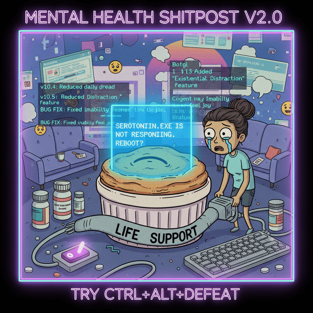 serotonin.exe has stopped responding, try turning it off and on again