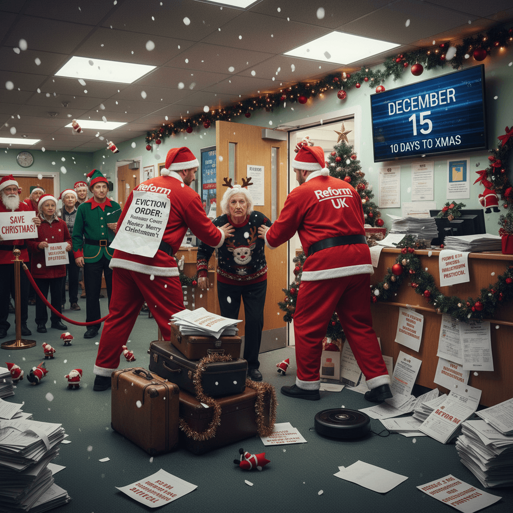 96yo dementia patient evicted 10 days before Christmas, again