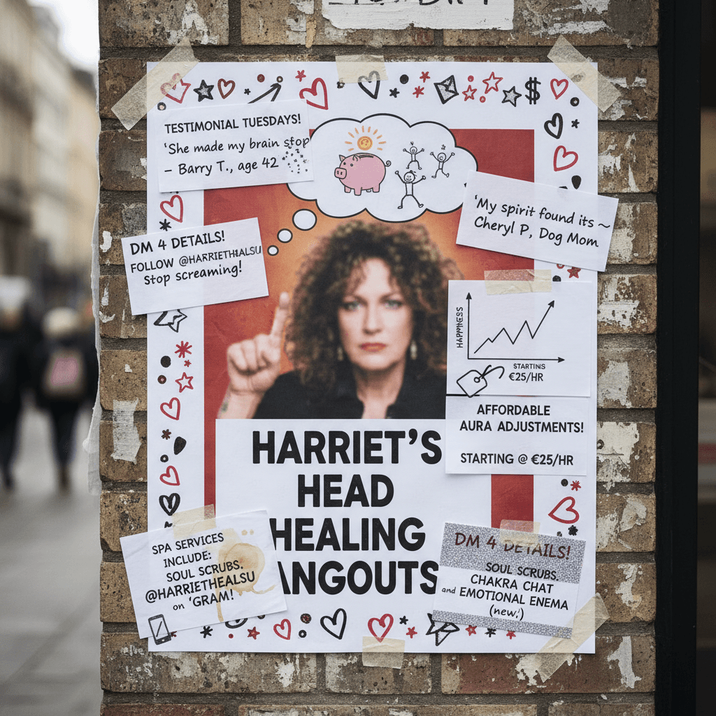 Harriet cured my existential dread for €25/hr, DM for details