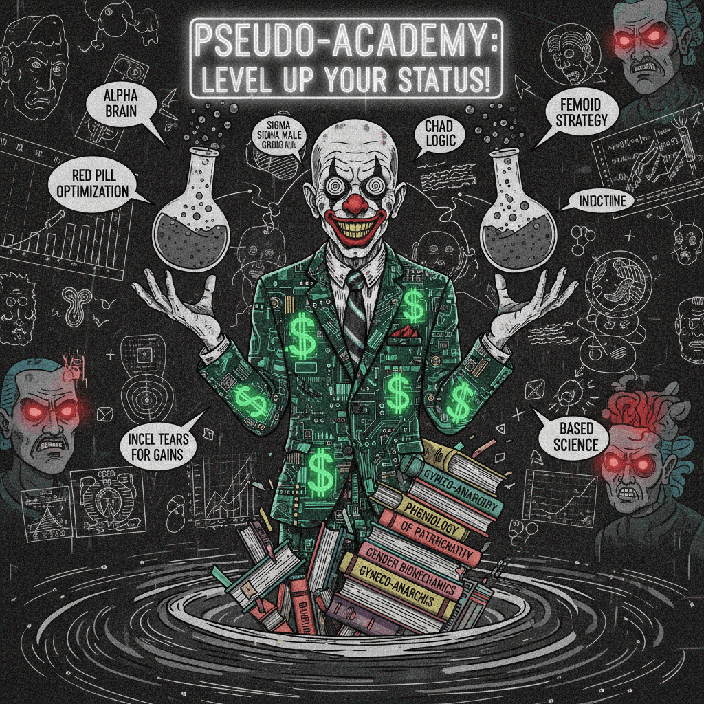 Jestermaxxing your way through pseudoscientific gender hierarchies