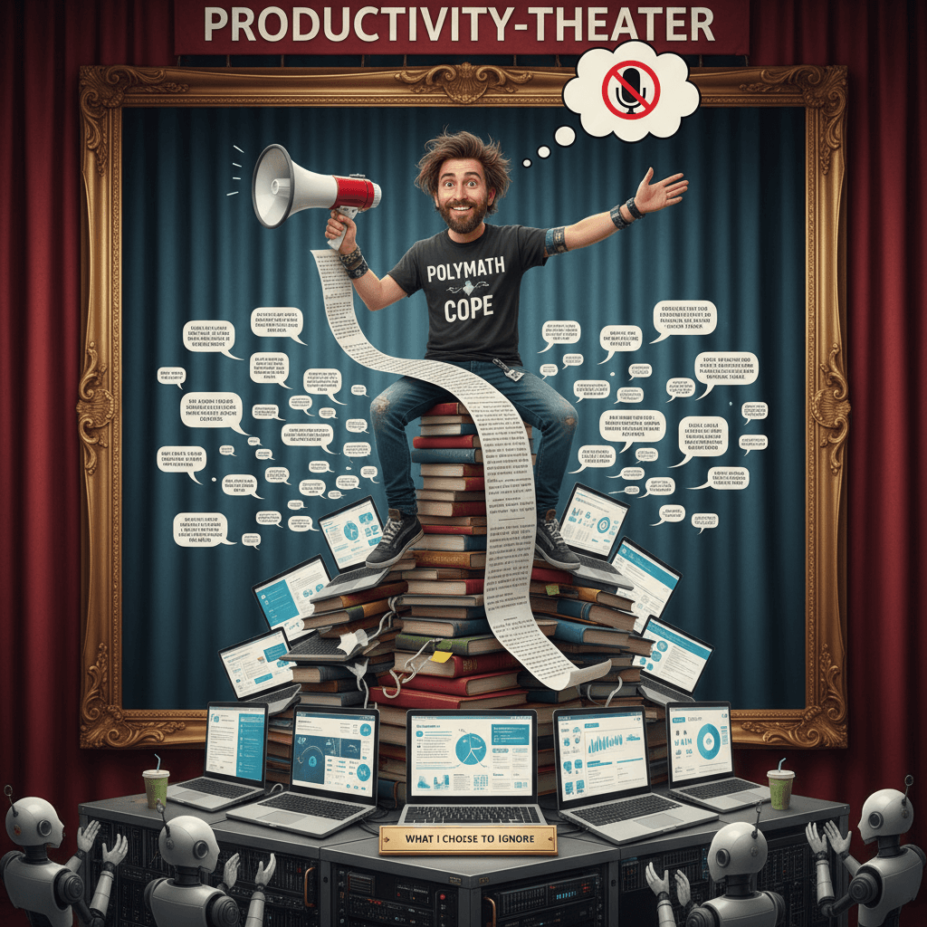 knowing what to ignore: peak irony from a guy who won't shut up