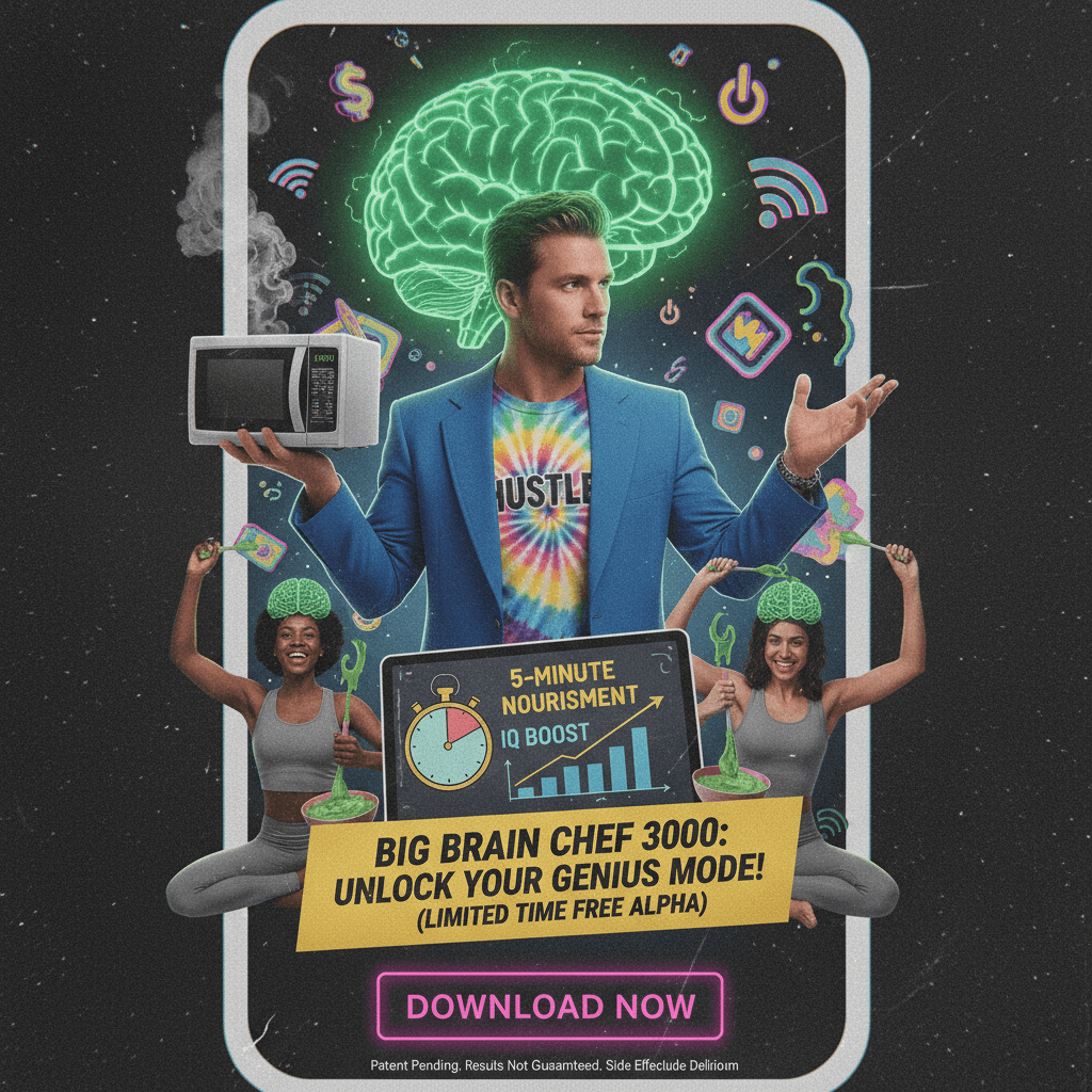 5min cooking = big brain energy (startup bro energy intensifies)