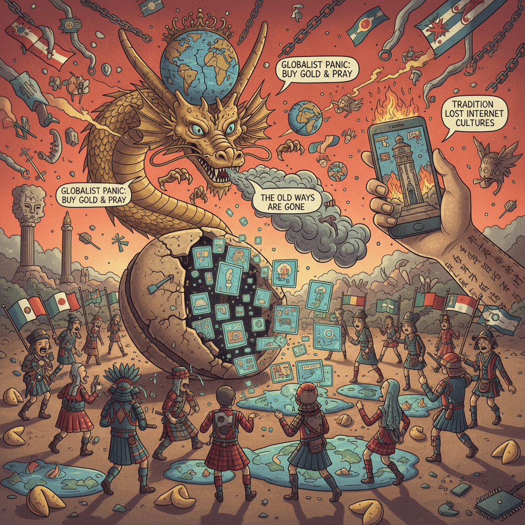 nationalist fever dream meets fortune cookie energy