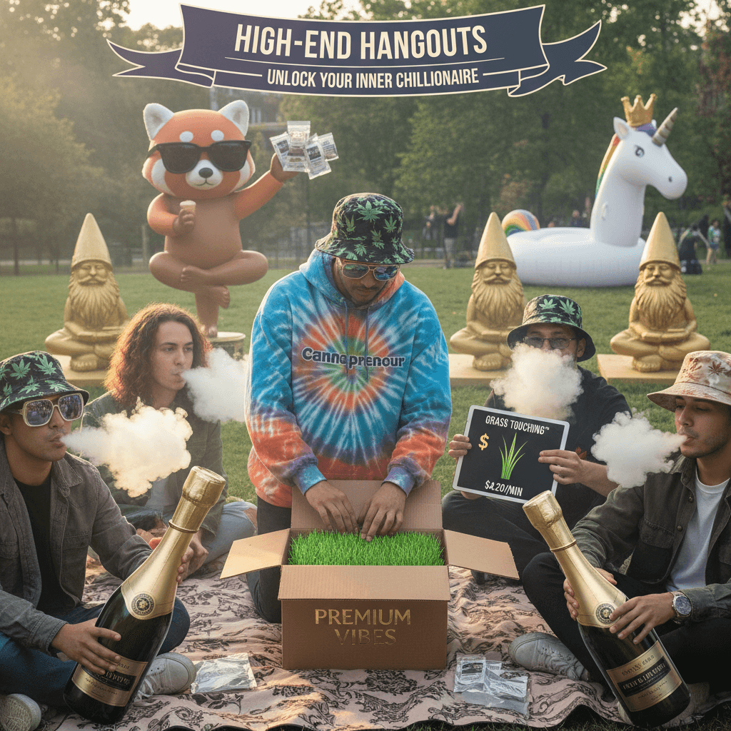 Grass touching sold separately, premium vibes included