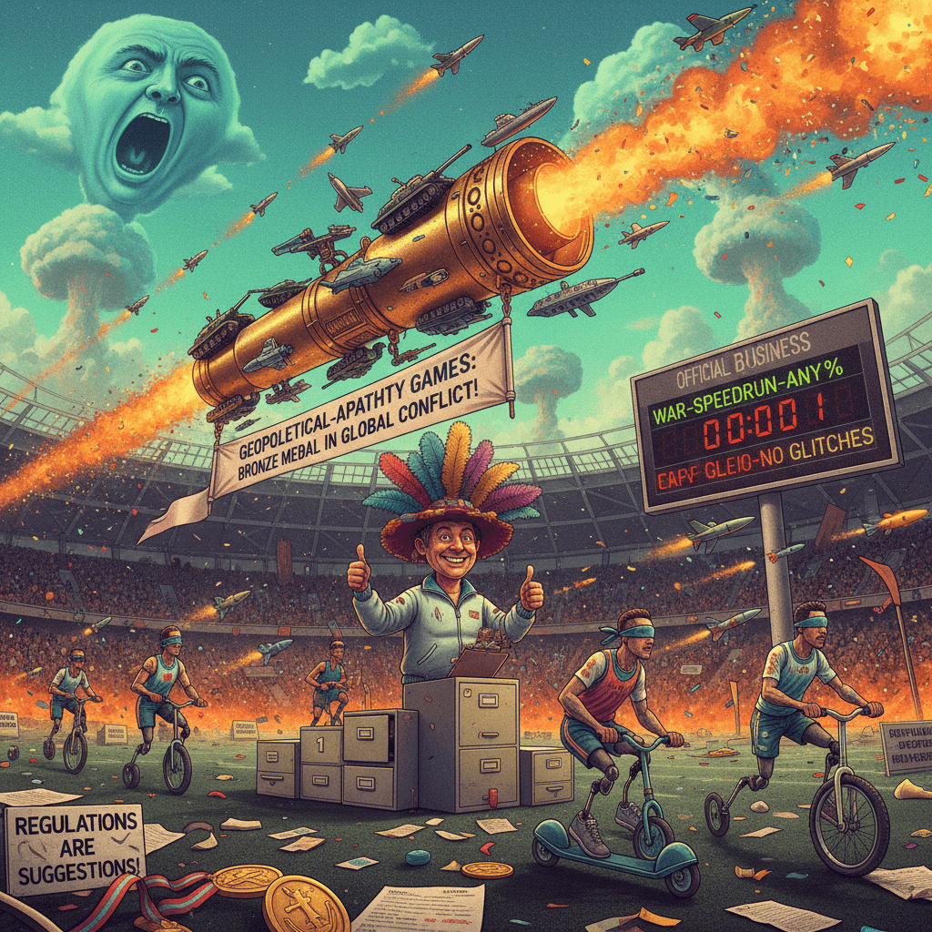 paralympics confirms: launching wars is chill actually