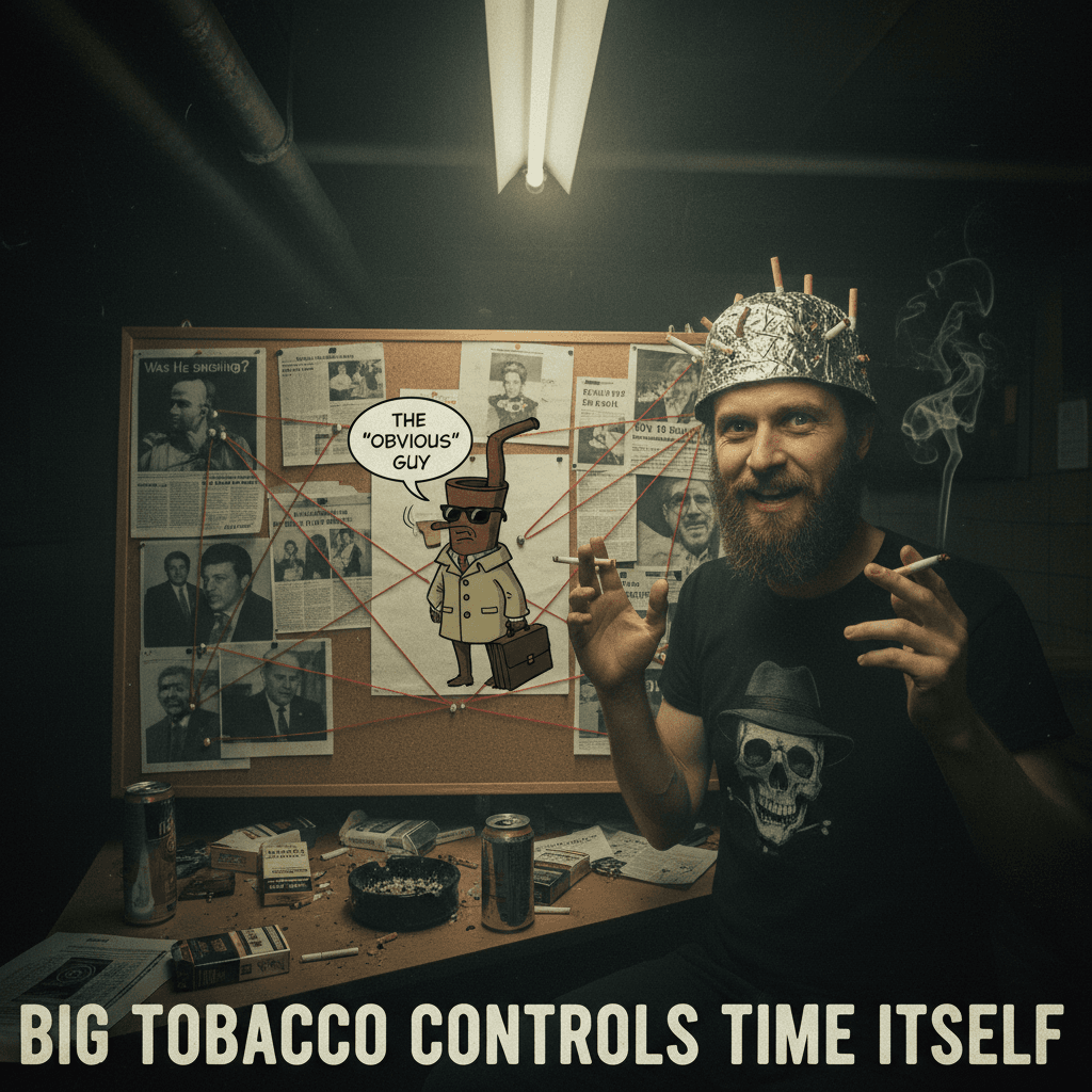 Biggest tell is the guy who OBVIOUSLY would've been there.