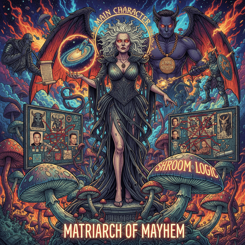 Elon's mom is apparently a demon witch, case closed