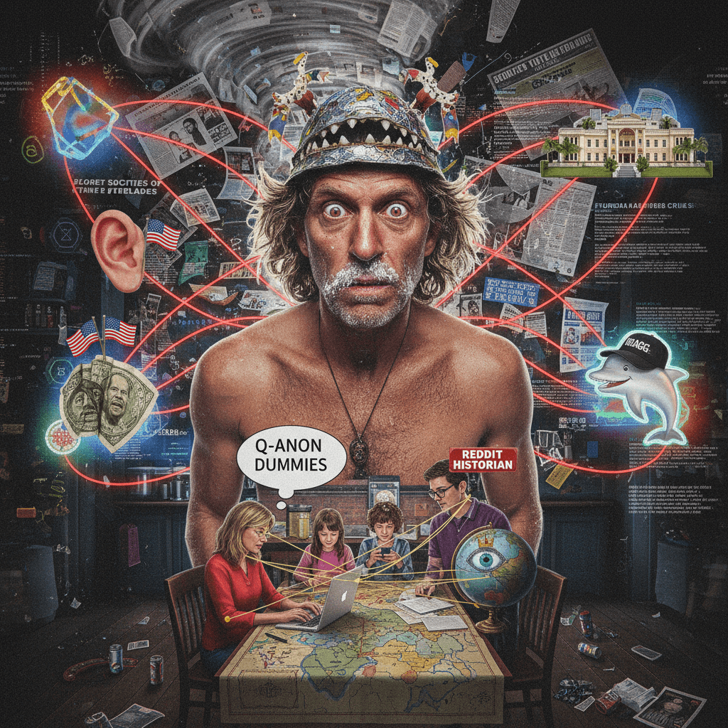 connecting dots that were never dots, a florida man's fever dream