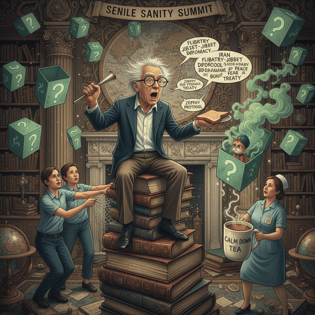 Grandpa's take on foreign policy is making us all concerned