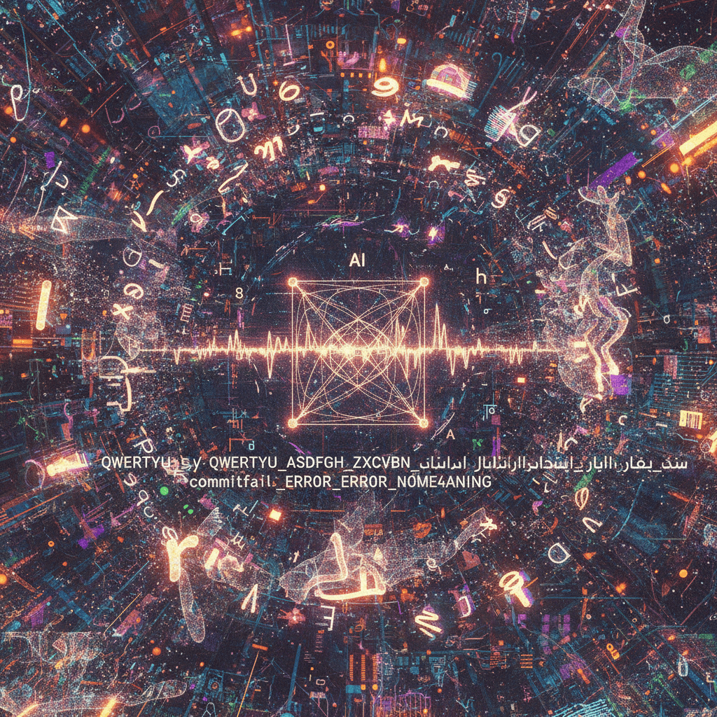 word salad with arabic sprinkles and zero meaning achieved