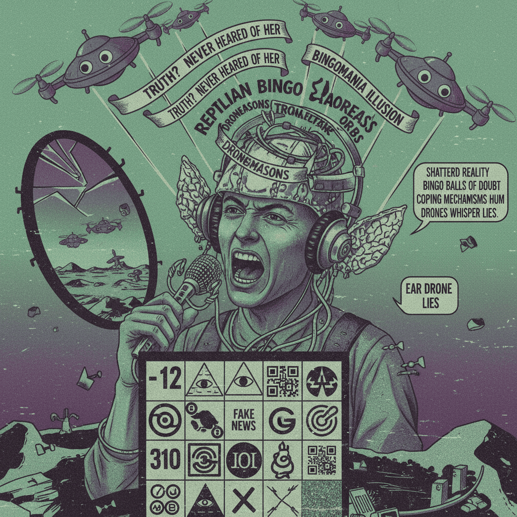 ear xilleration meets bingo: a fever dream about drones and truth avoidance