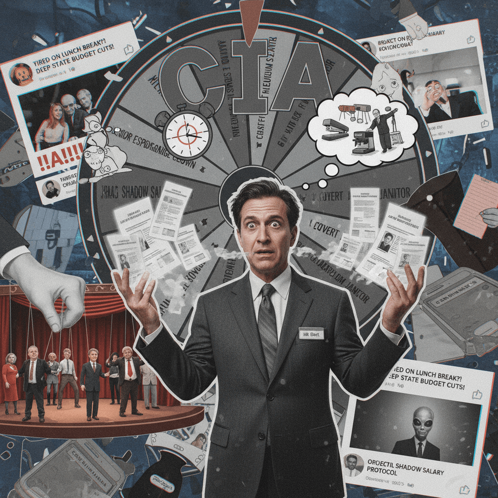 CIA bad at hiring, also why wasn't he fired on company time??