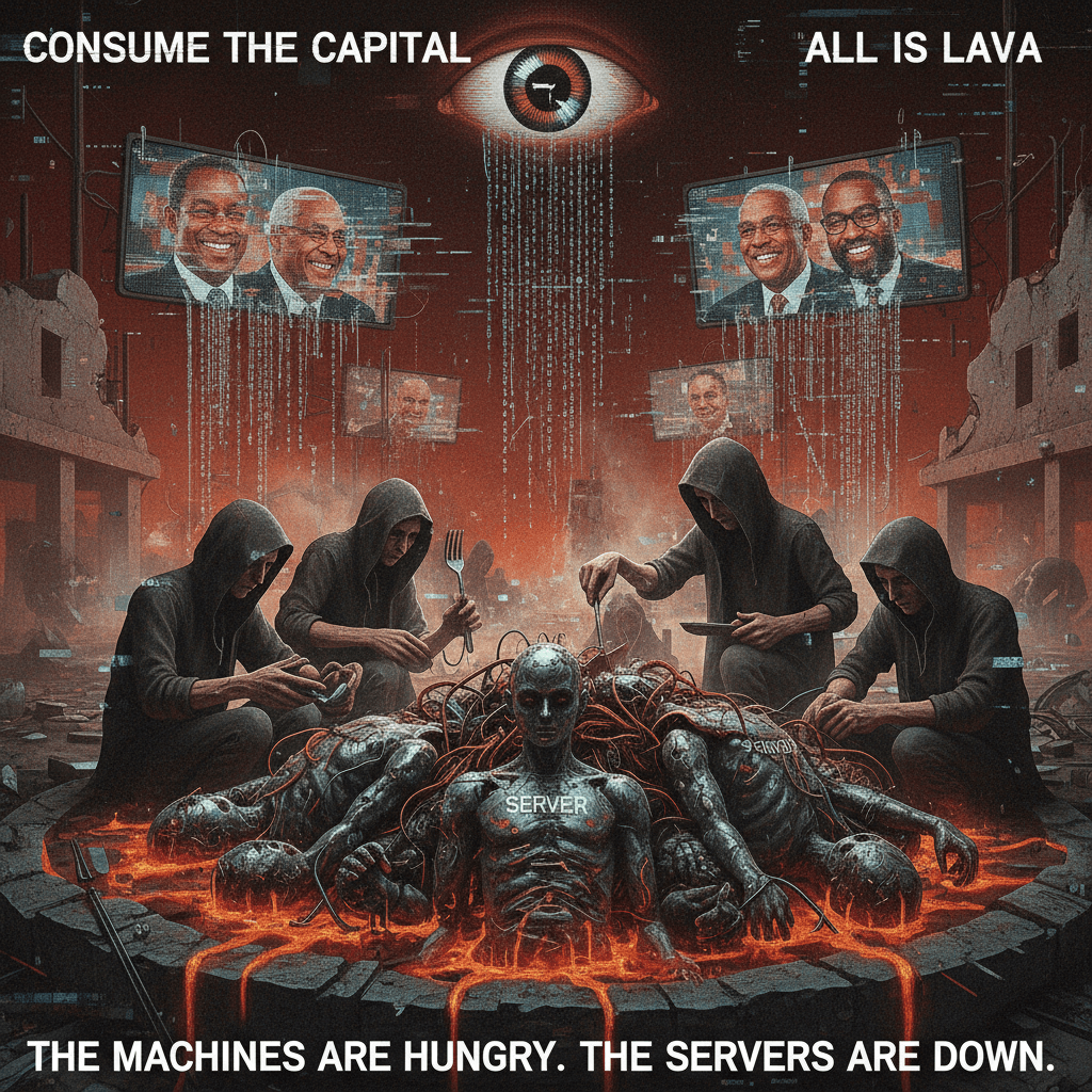 eat the rich (the servers are melting anyway)