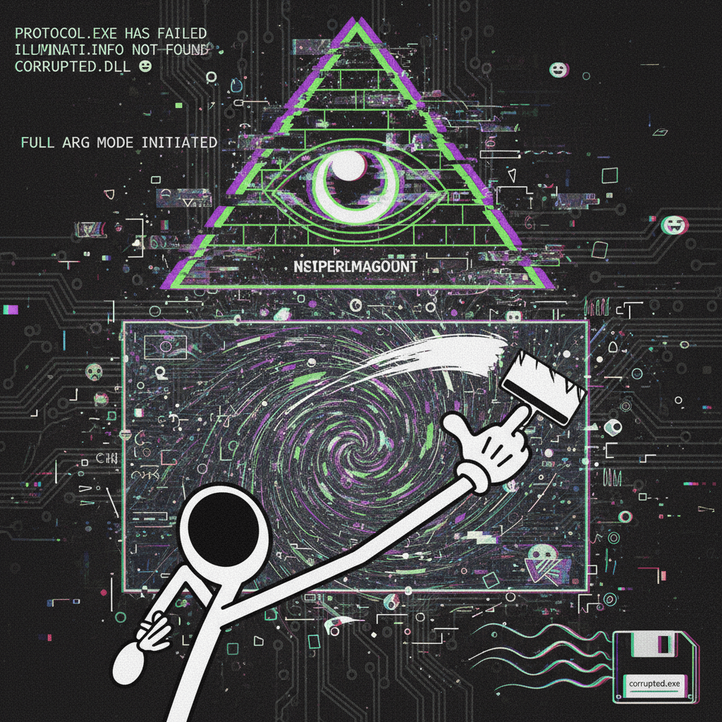 stroke protocol goes full ARG, illuminati confirmed via corrupted.exe