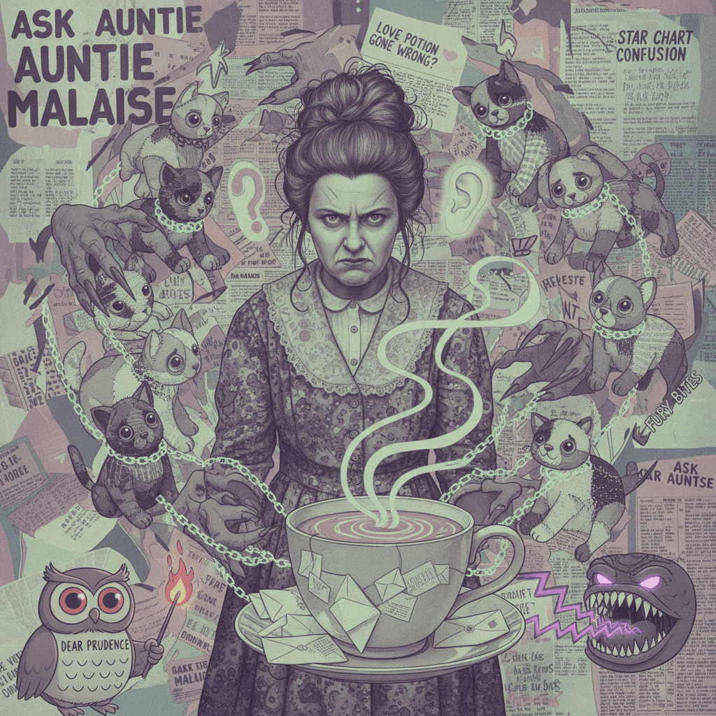 dear prudence meets fever dream: wife mad, strays gathered, fury bites