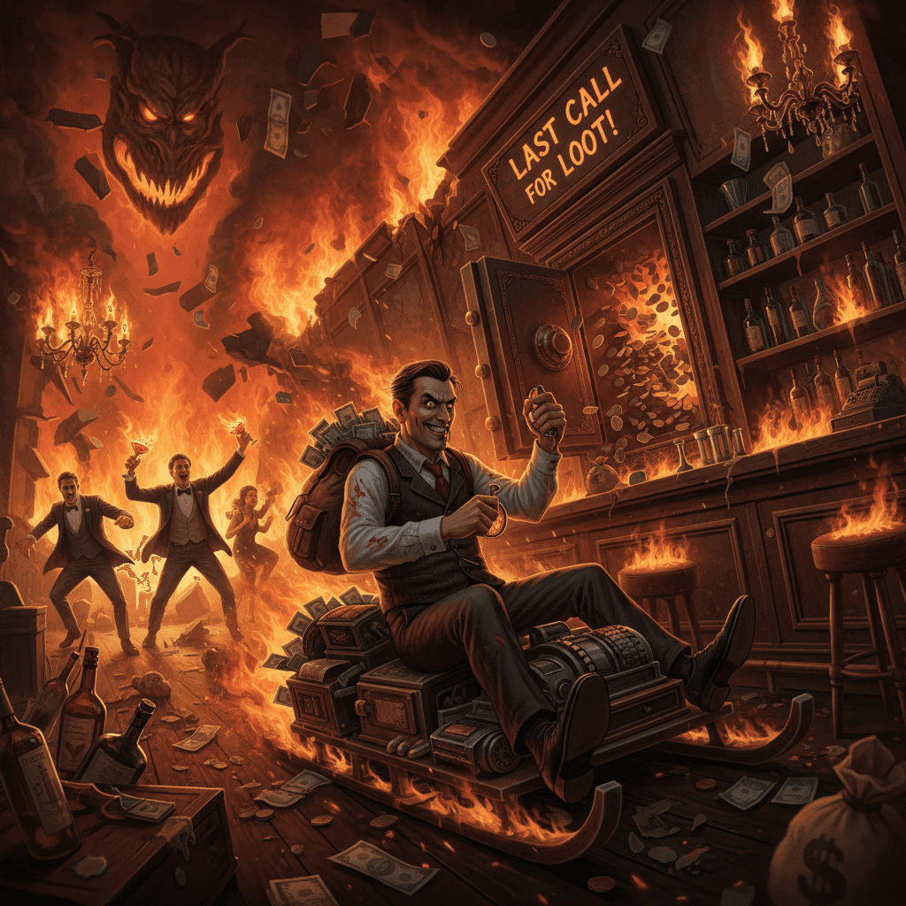 bar manager casually speedruns embezzlement during inferno