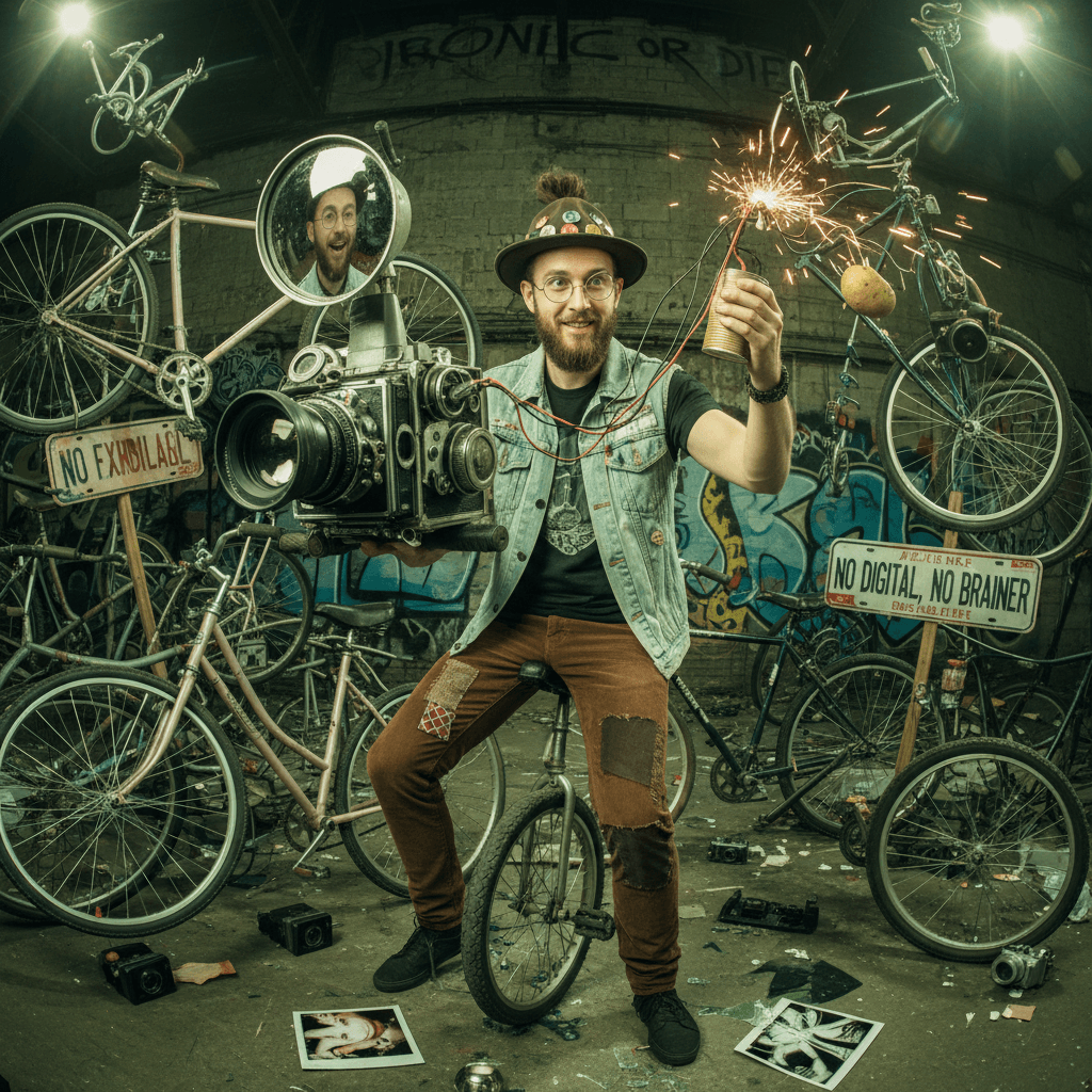 Rejecting mainstream camera tech by doing something infinitely worse