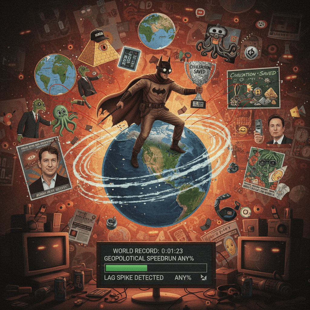 geopolitical speedrun any% (patch 1.7) - sand batman saves civilization