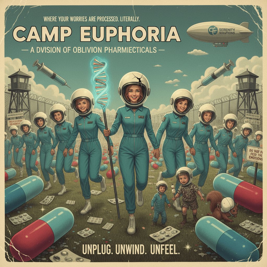 summer camp but make it psychiatric pharmaceutical dystopia