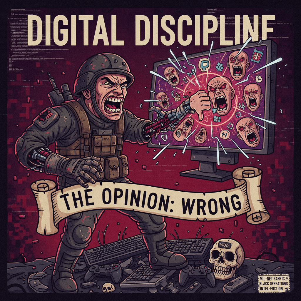 Marine gets arm snapped for wrong opinion—peak internet fanfic energy