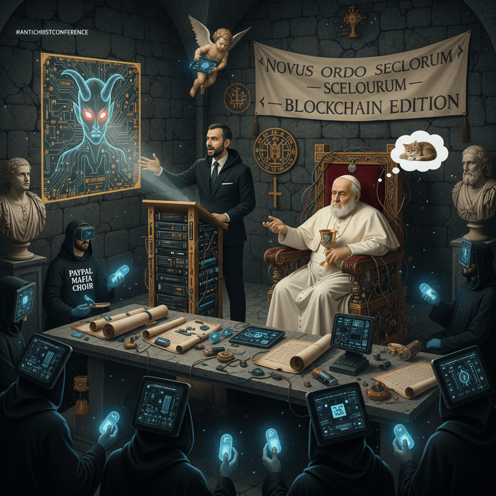 Peter Thiel discusses Antichrist in secret Rome meetings, Pope Leo remains unimpressed