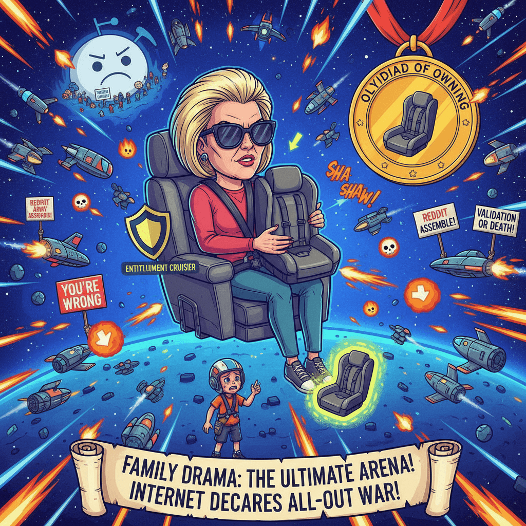 Woman refuses child seat swap, internet declares war