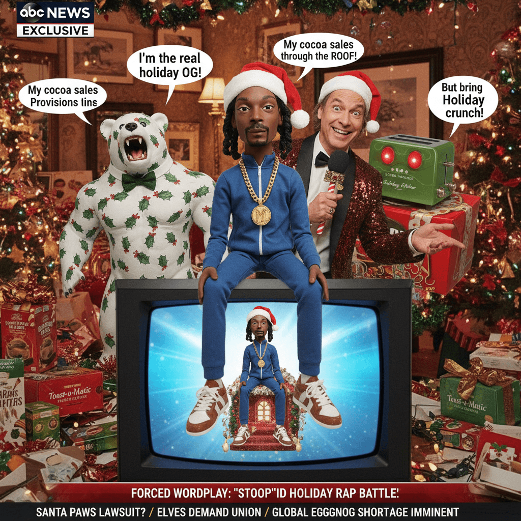snoop on the stoop: when corporate christmas brands collide with rap legends