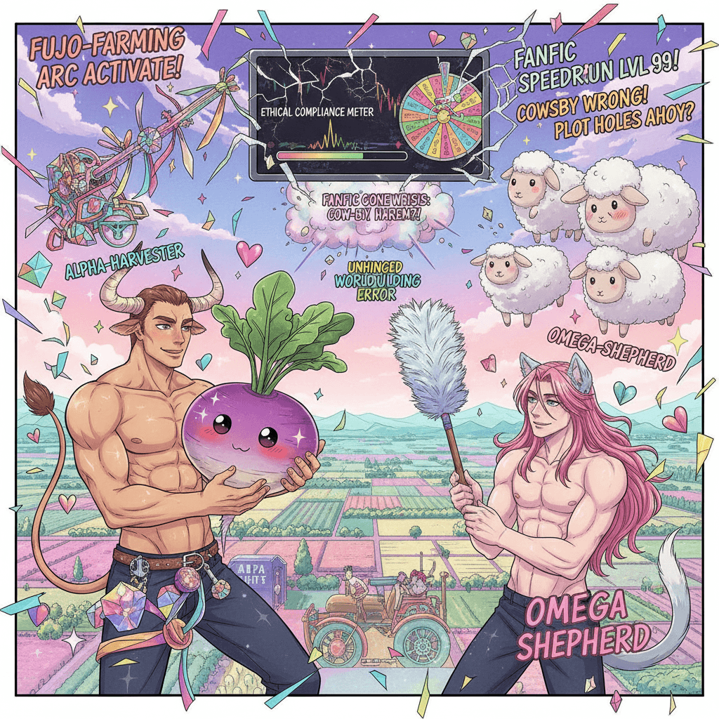 ethical livestock management in a fictional yaoi farm economy