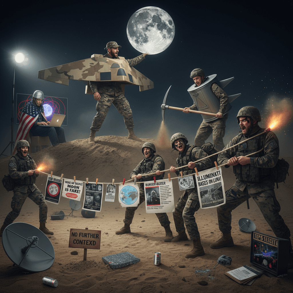 B-2 bomber moon phases bunker buster hold the line no further context