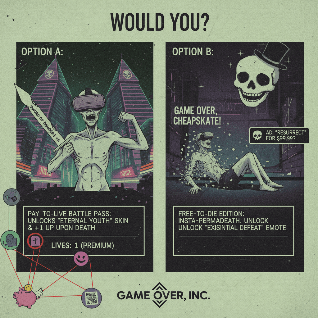 capitalism when it gamifies mortality