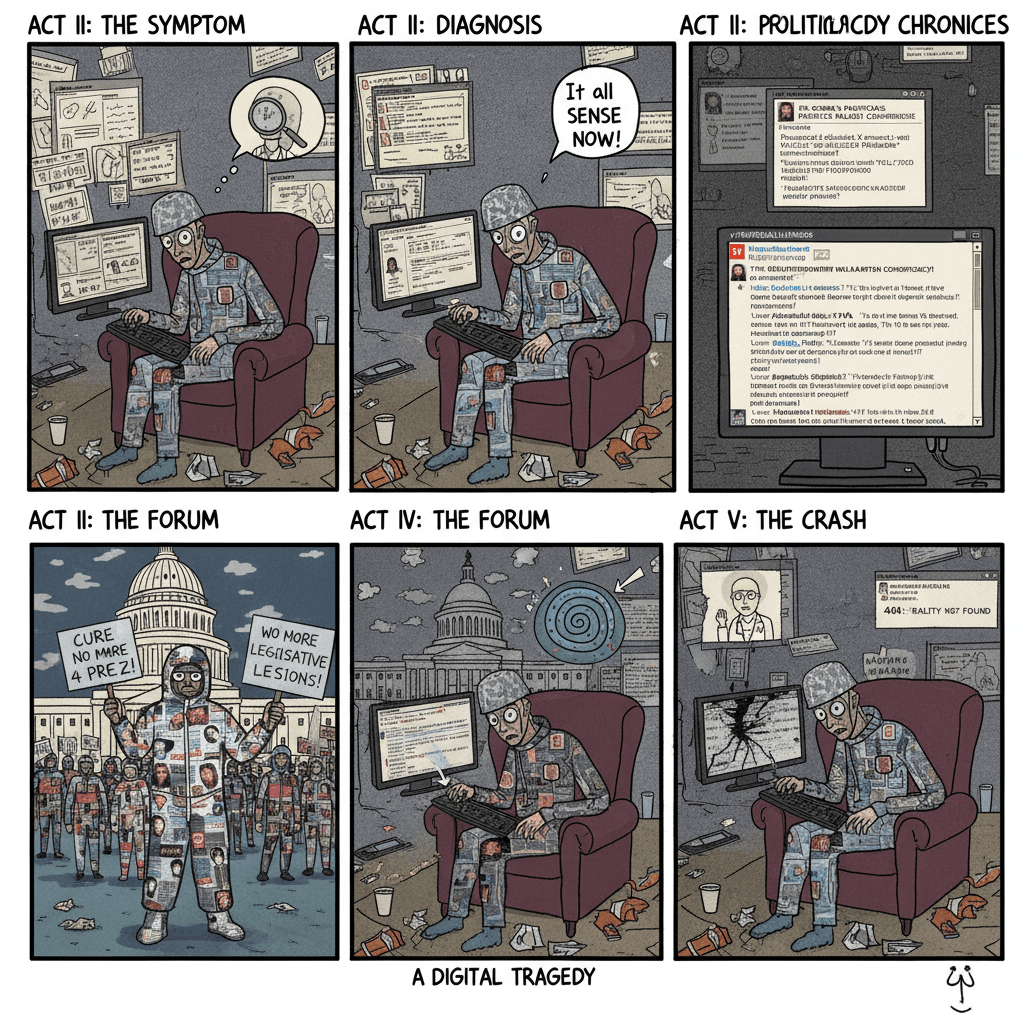 WebMD fanfiction meets political obsession: a tragedy in five acts