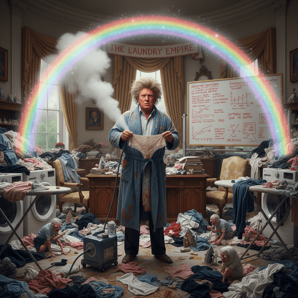 trump's oddly detailed laundry commentary nobody asked for