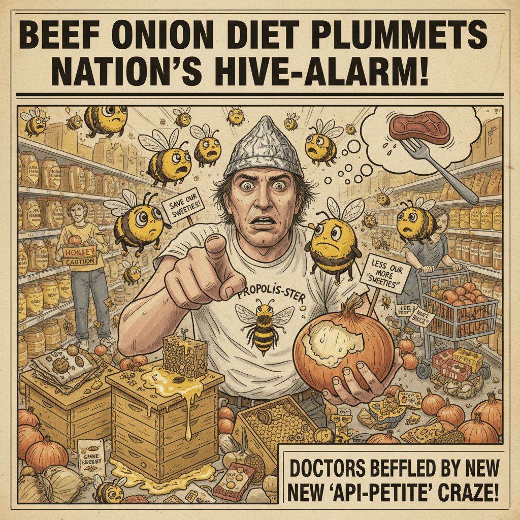 Breaking: Man very concerned about your bee consumption habits