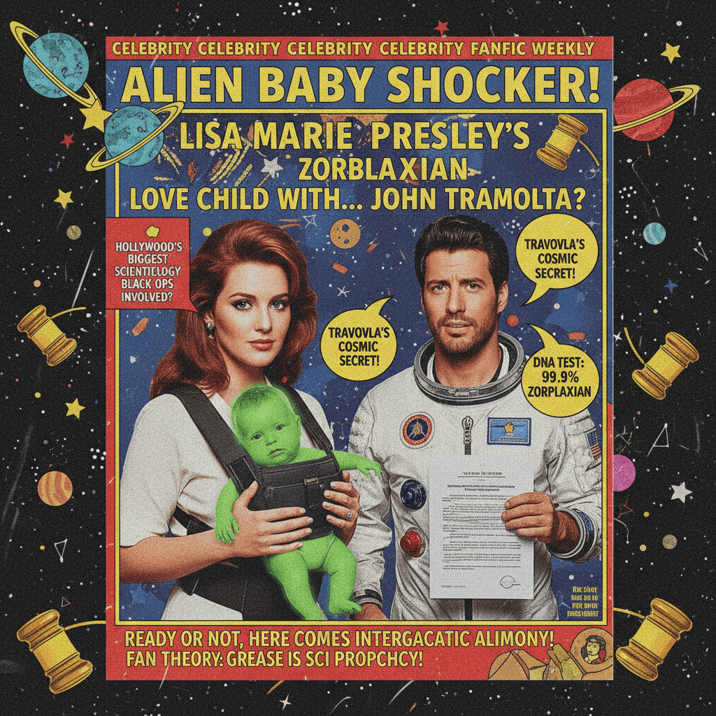 Lisa Marie secretly Travolta's baby mama (he is not ready)