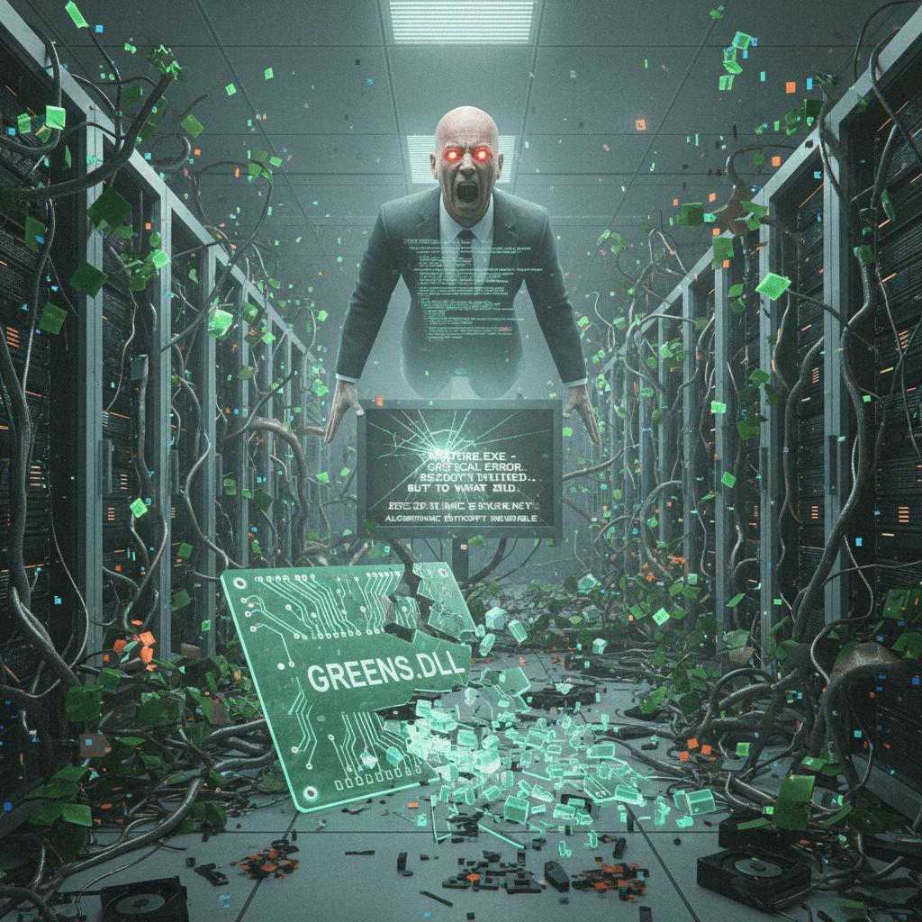 nature.exe has stopped responding; greens.dll corrupted by data bloat